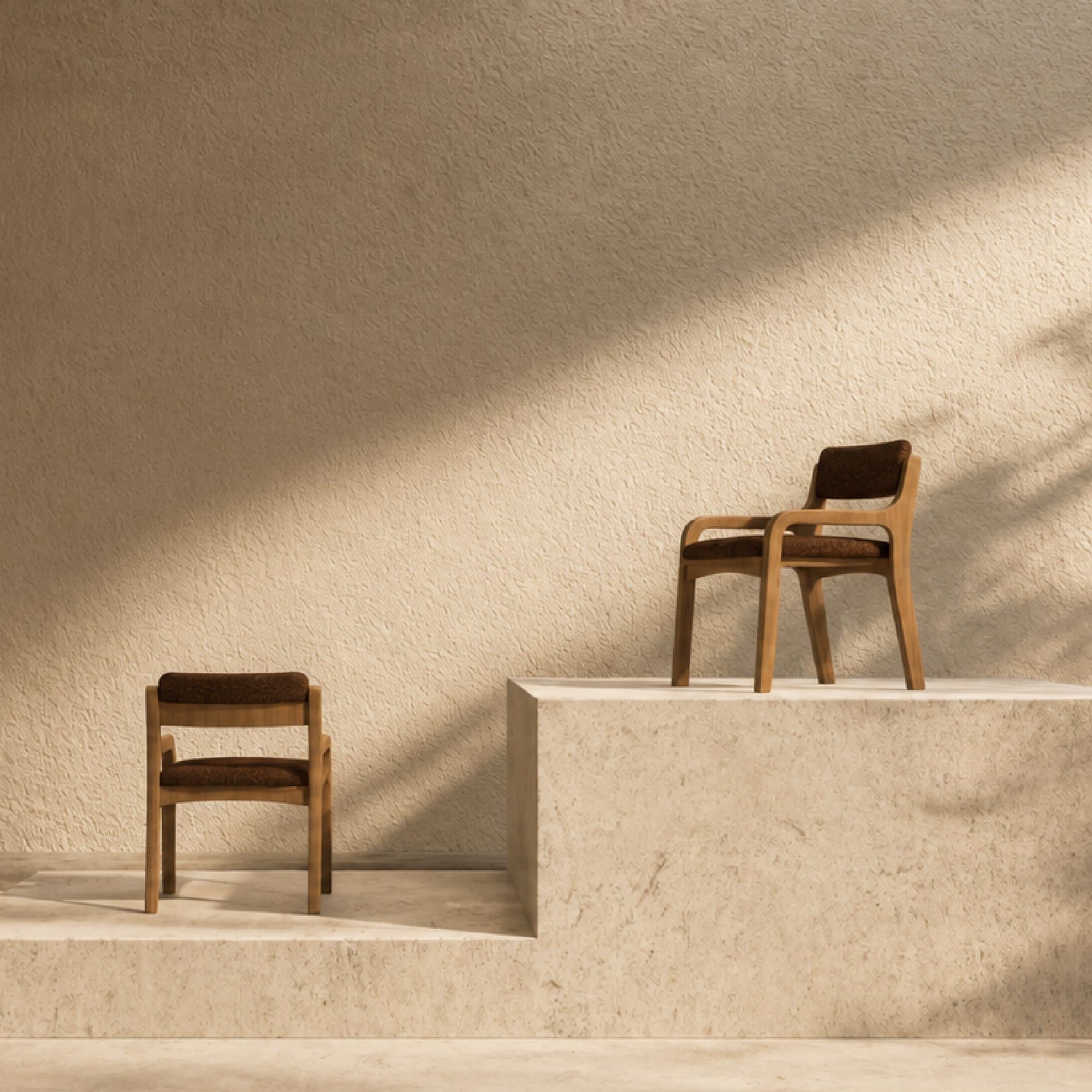 Cauce, silla, en un ambiente de la colección